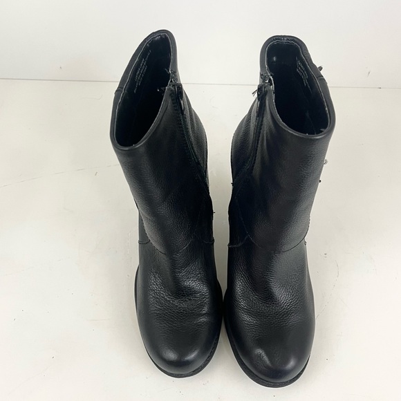 BOC Trapise Ankle Booties Boots Black Leather Side Zip Size 6 / 36.5 - Picture 13 of 16